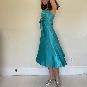 vintage blue dress